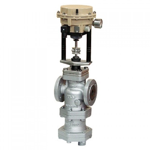 TLV CV-COS electro-pneumatic control valve with built in separator and steam trap
